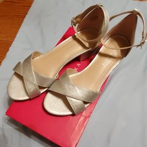 Silver shoes size 9 never worn